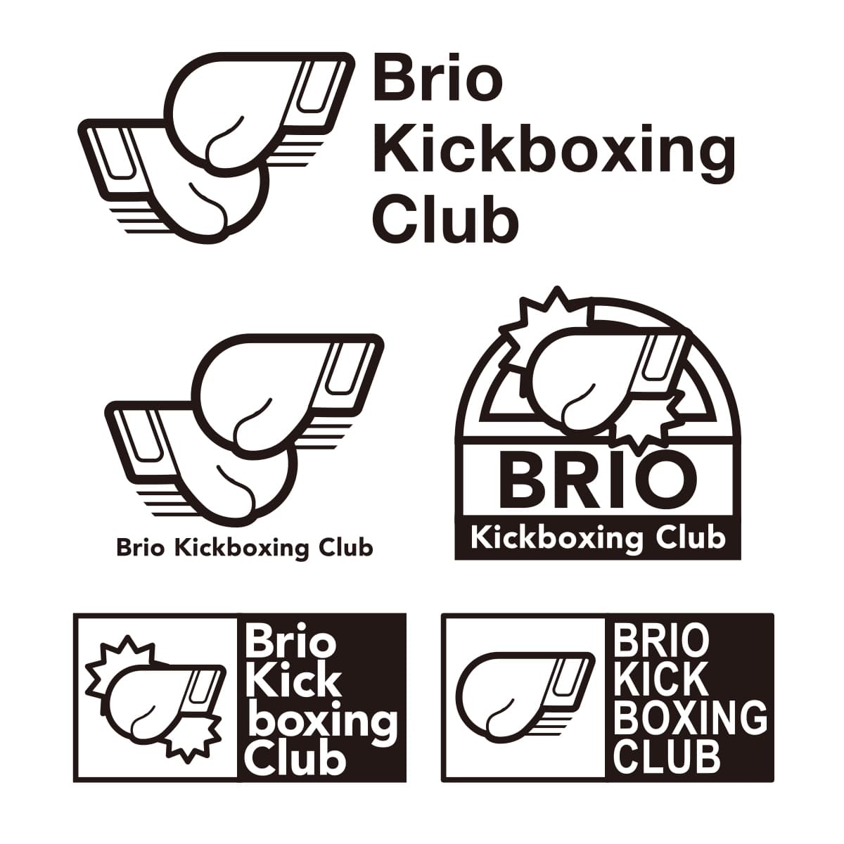 brio kickboxing club ロゴ 2